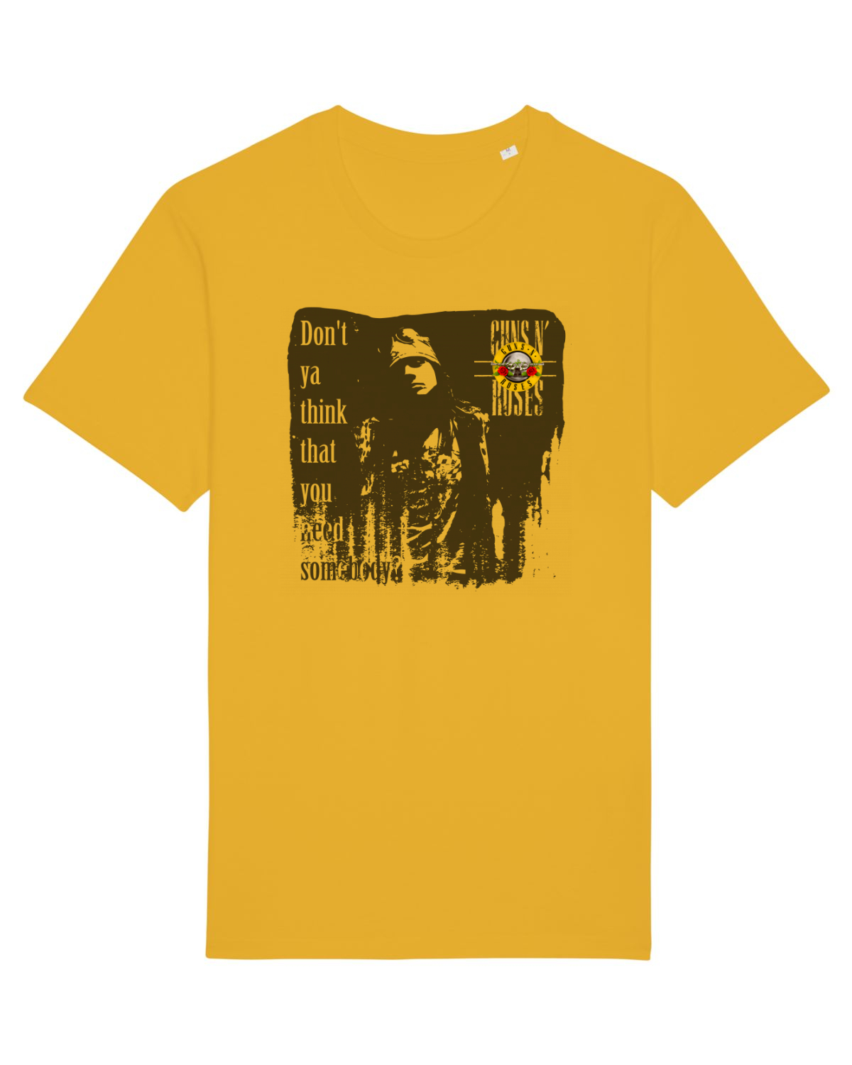 Tricou mânecă scurtă Unisex Rocker Spectra Yellow