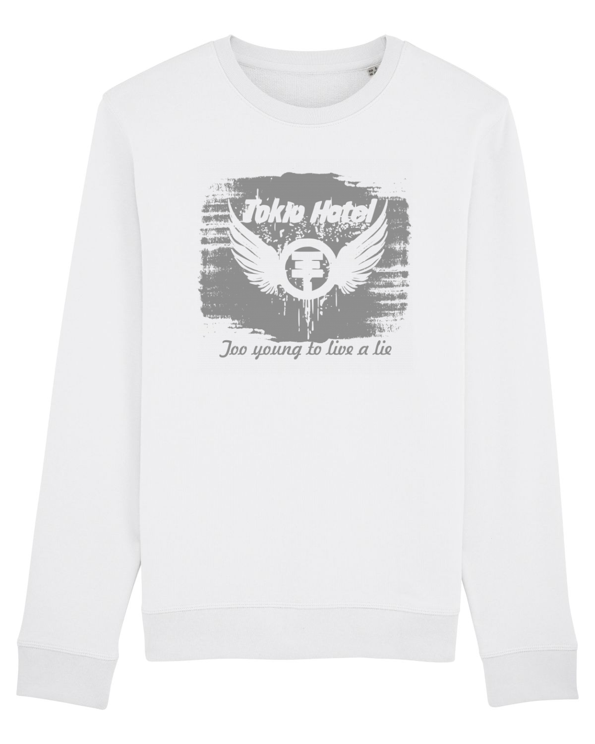 Bluză mânecă lungă Unisex Rise White