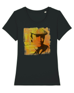 Phil Collins Tricou mânecă scurtă guler larg fitted Damă Expresser
