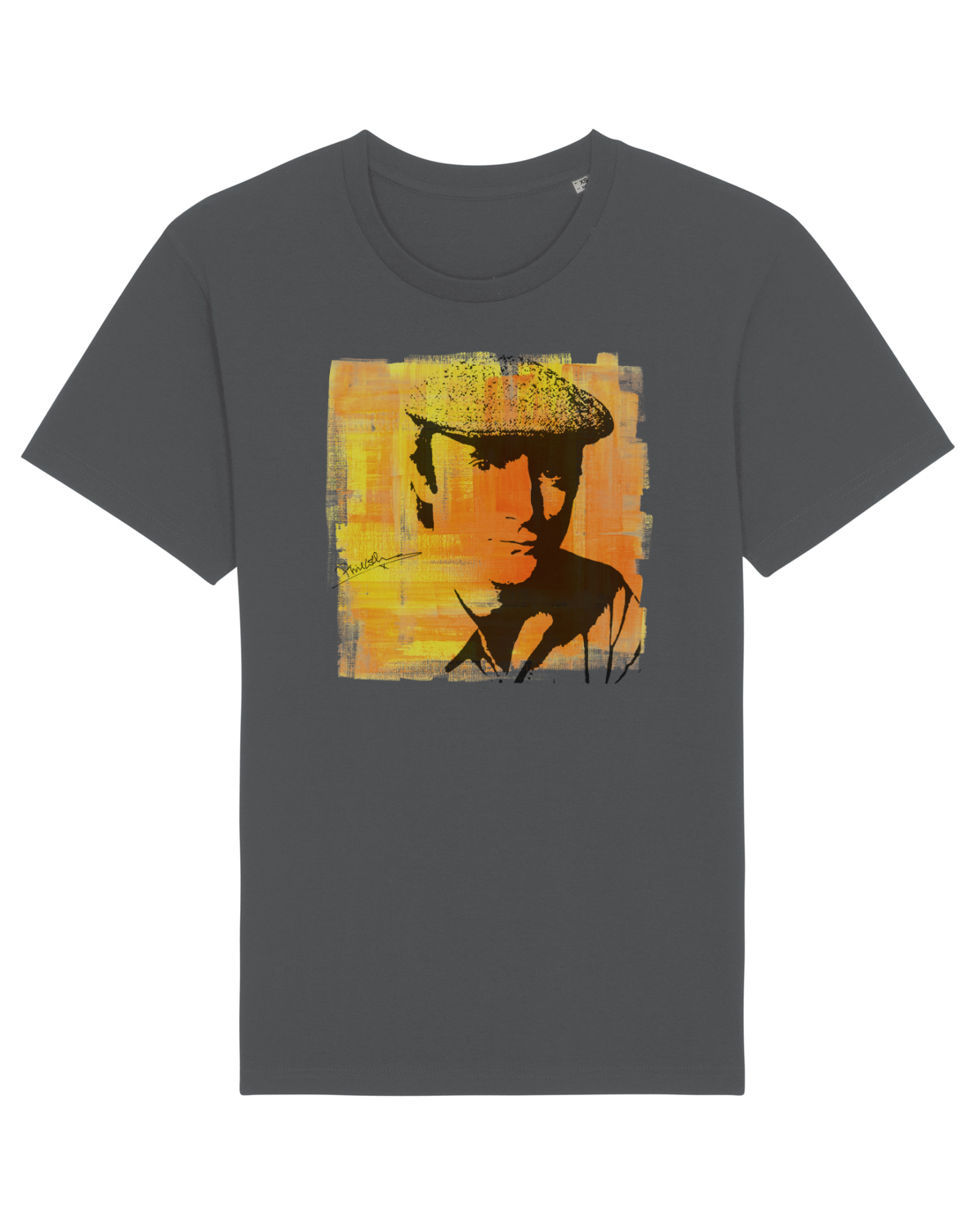 Tricou mânecă scurtă Unisex Rocker Anthracite