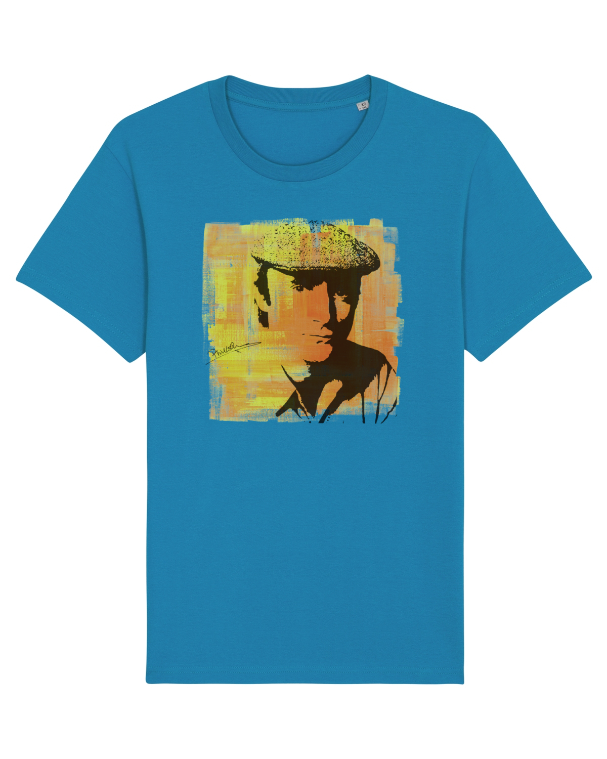 Tricou mânecă scurtă Unisex Rocker Azur