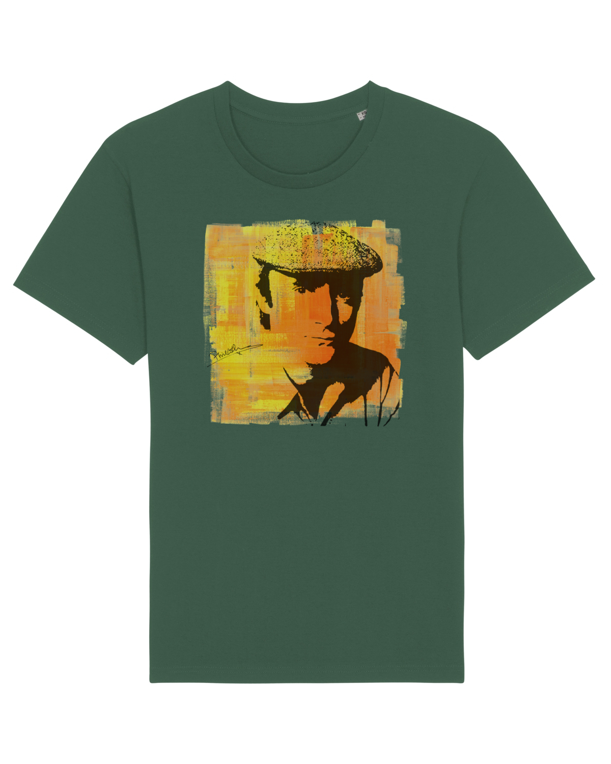 Tricou mânecă scurtă Unisex Rocker Bottle Green
