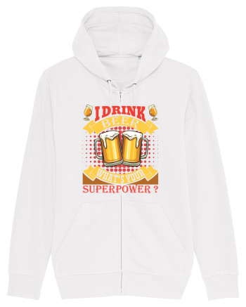 I Drink Beer What's Your Superpower White