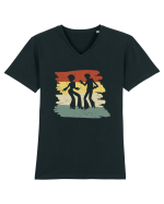 70s Disco Dancer Tricou mânecă scurtă guler V Bărbat Presenter