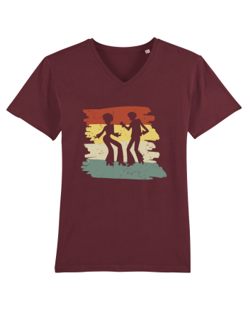 70s Disco Dancer Burgundy