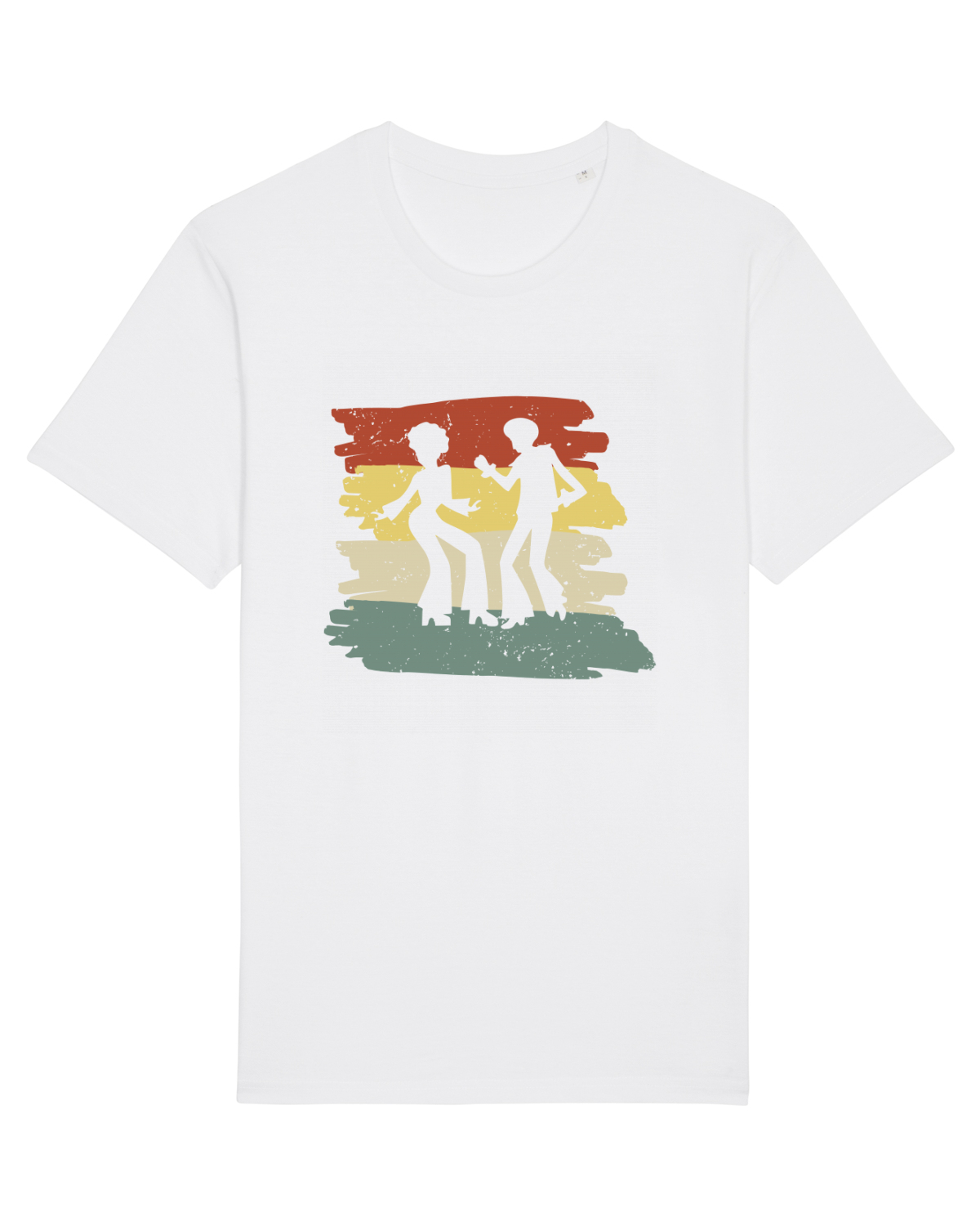 Tricou mânecă scurtă Unisex Rocker White
