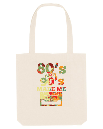 80s Baby 90s Made Me Cassette Retro Natural
