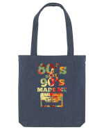 80s Baby 90s Made Me Cassette Retro Sacoșă textilă