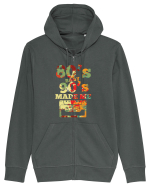 80s Baby 90s Made Me Cassette Retro Hanorac cu fermoar Unisex Connector