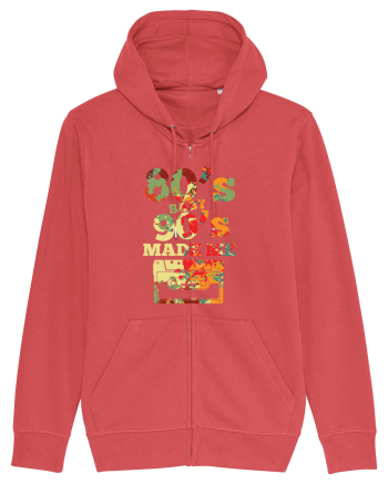 80s Baby 90s Made Me Cassette Retro Carmine Red