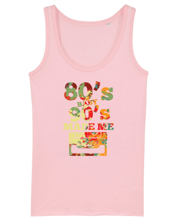 80s Baby 90s Made Me Cassette Retro Cotton Pink