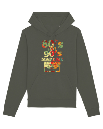 80s Baby 90s Made Me Cassette Retro Khaki