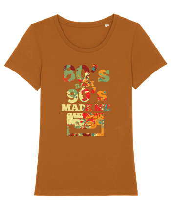 80s Baby 90s Made Me Cassette Retro Roasted Orange