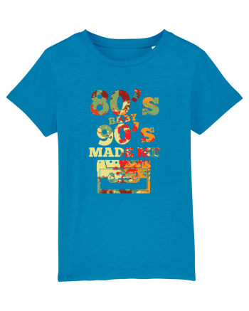 80s Baby 90s Made Me Cassette Retro Azur