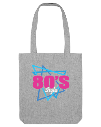 80s Style Heather Grey