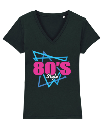 80s Style Black