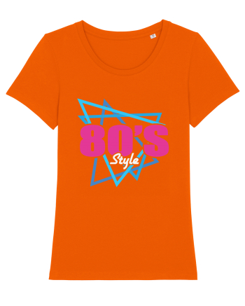 80s Style Bright Orange