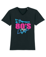 80s Style Tricou mânecă scurtă guler V Bărbat Presenter