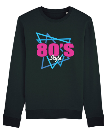 80s Style Black