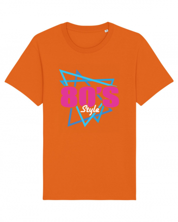 80s Style Bright Orange