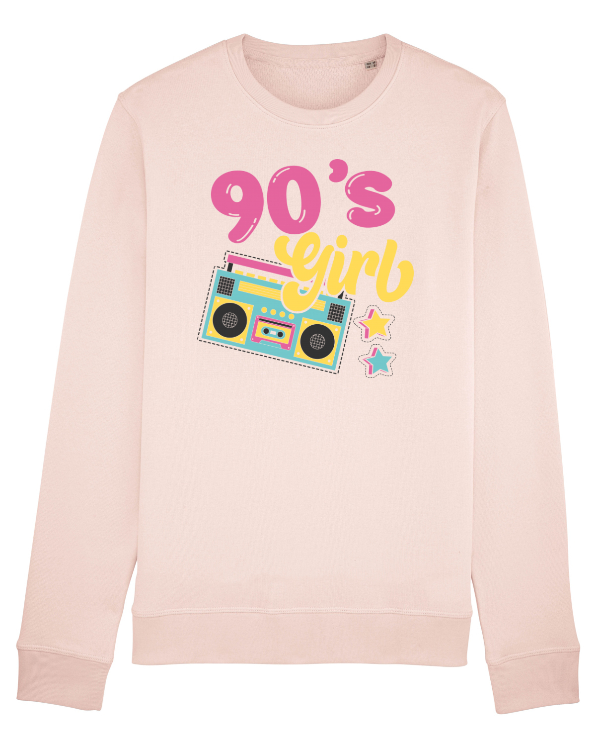 Bluză mânecă lungă Unisex Rise Candy Pink