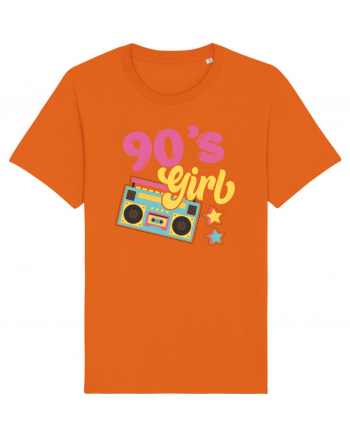 90s Party Girl Party Vintage Bright Orange