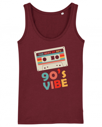 90s Vibe Cassette Tape Burgundy