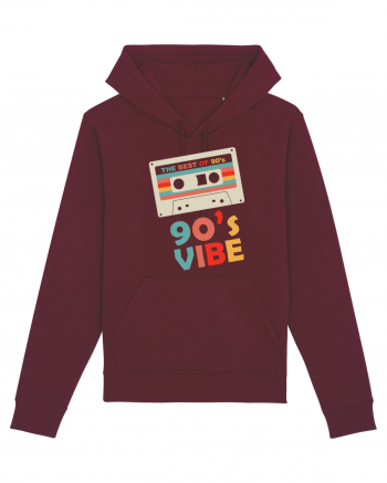 90s Vibe Cassette Tape Burgundy