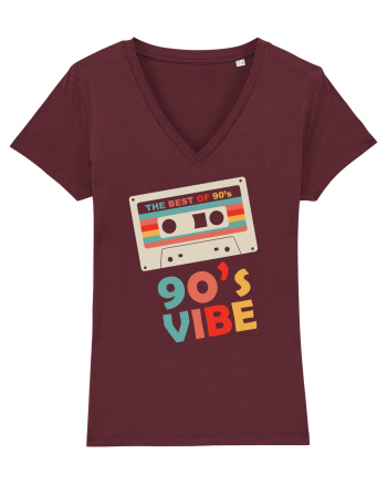 90s Vibe Cassette Tape Burgundy