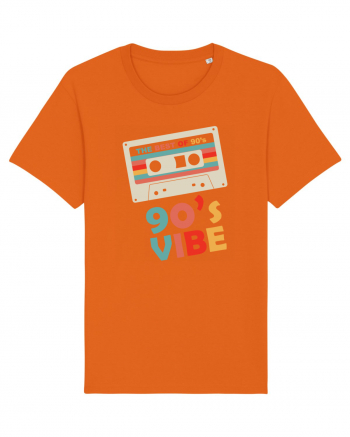 90s Vibe Cassette Tape Bright Orange