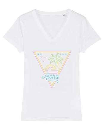 Aloha 80s Style Vintage White