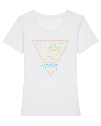 Aloha 80s Style Vintage White