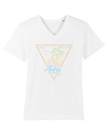 Aloha 80s Style Vintage White