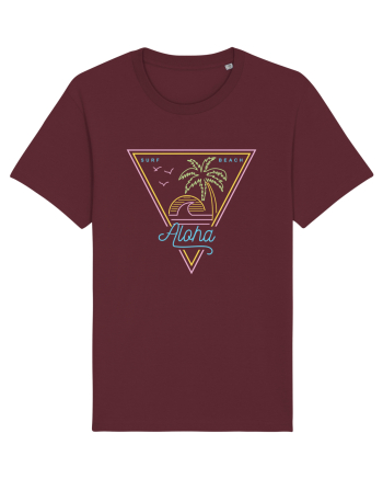 Aloha 80s Style Vintage Burgundy