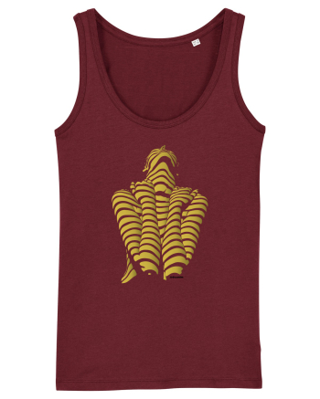 Line-up, gold  Burgundy