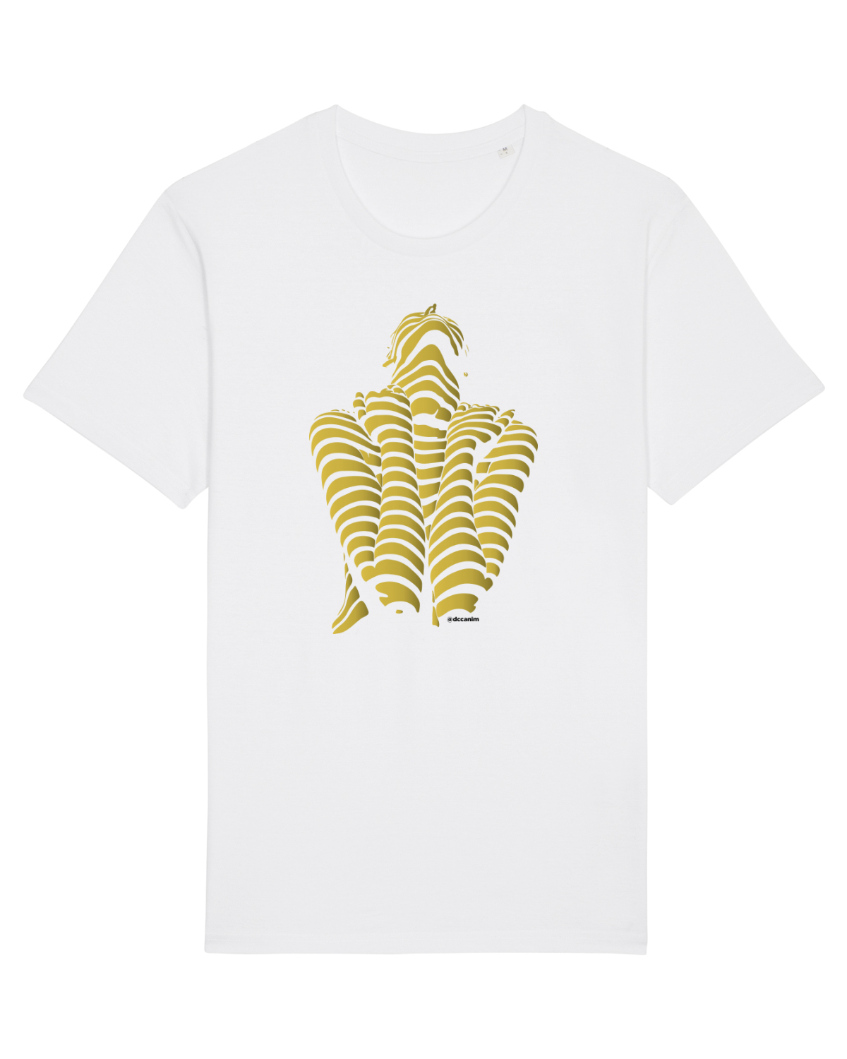 Tricou mânecă scurtă Unisex Rocker White