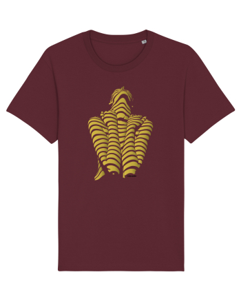 Line-up, gold  Burgundy