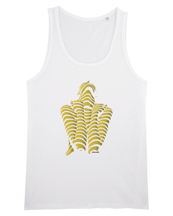 Line-up, gold  White