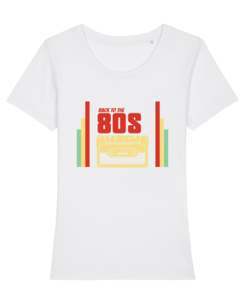 Back To 80s Vintage Style White