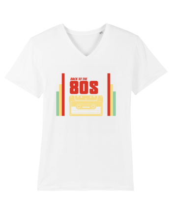 Back To 80s Vintage Style White