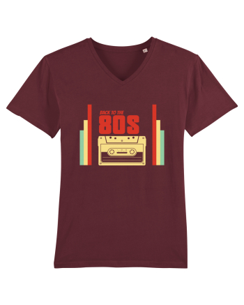 Back To 80s Vintage Style Burgundy