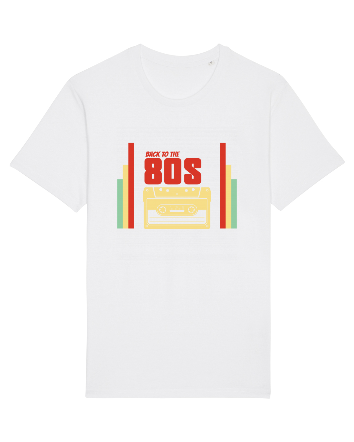 Tricou mânecă scurtă Unisex Rocker White