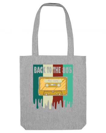 Back To The 80s Cassette Tape Heather Grey