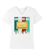 Back To The 80s Cassette Tape Tricou mânecă scurtă guler V Bărbat Presenter