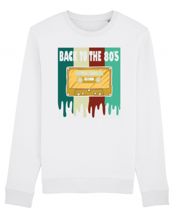 Back To The 80s Cassette Tape White