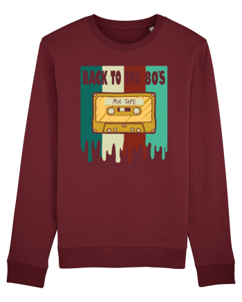 Back To The 80s Cassette Tape Burgundy