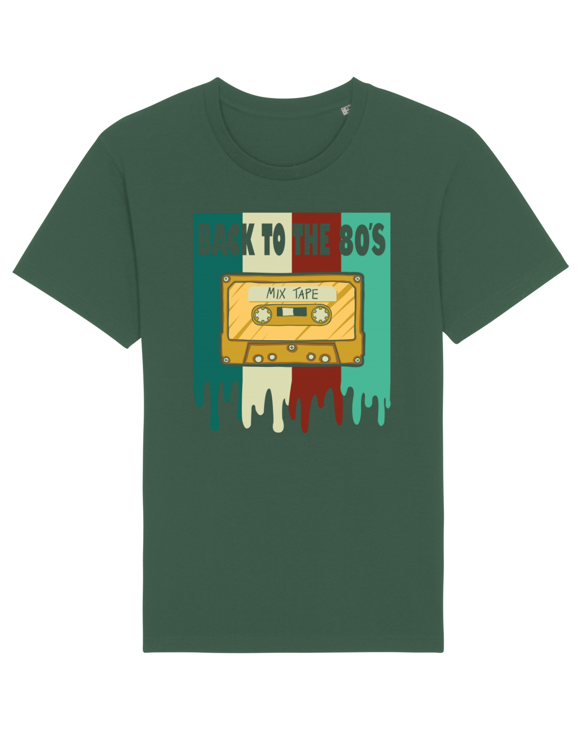 Tricou mânecă scurtă Unisex Rocker Bottle Green