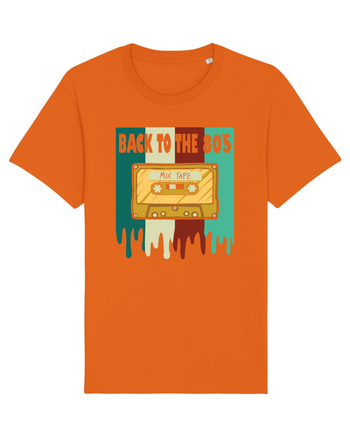 Tricou mânecă scurtă Unisex Rocker Bright Orange