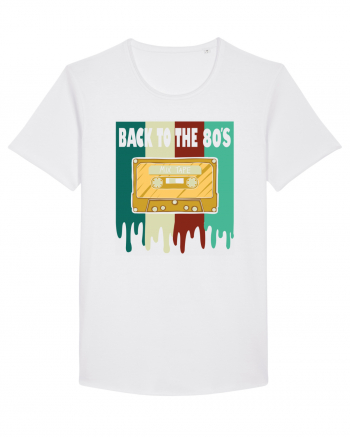Back To The 80s Cassette Tape White