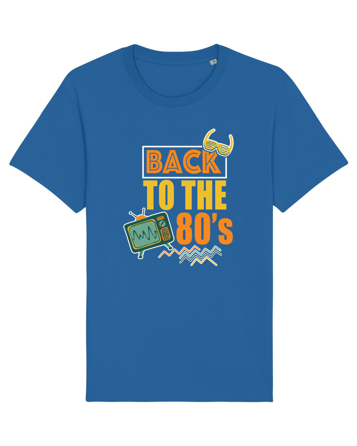 Tricou mânecă scurtă Unisex Rocker Royal Blue